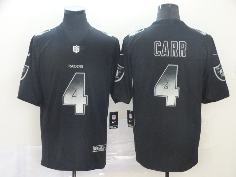 Men's Las Vegas Raiders #4 Derek Carr Black Jersey